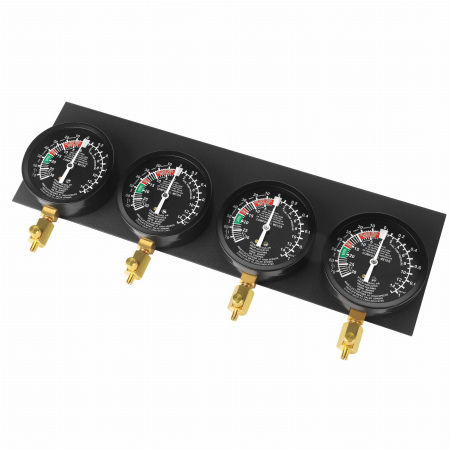 Set vacuometre pentru sincronizare carburatoare 4 manometre cu adaptoare (KD12537) [4]