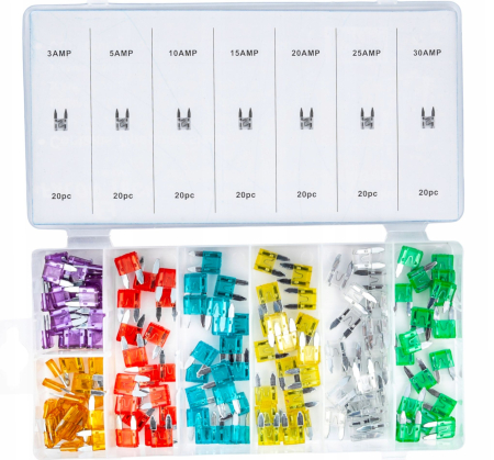 Sigurante auto set 140 buc 3-30A (KD1301) [2]