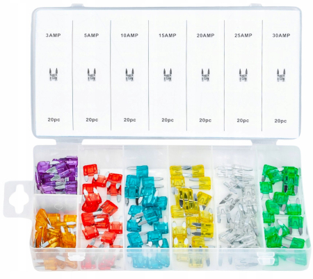 Altele - Sigurante auto set 140 buc 3-30A (KD1301)