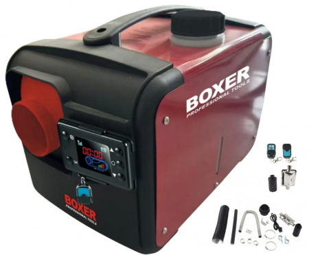 Incalzitoare arzatoare electrice / gaz / combustibil - Sirocou, incalzitor stationar portabil 12-24 220V 12kW display LCD, cu telecomanda (BX-3431)