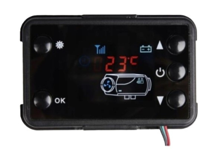 Sirocou, incalzitor stationar portabil 12-24 220V 12kW display LCD, cu telecomanda (BX-3432) [2]