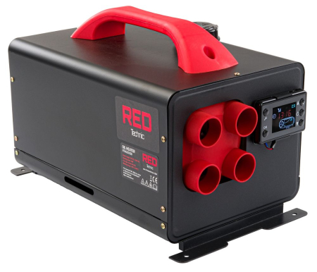 Sirocou, incalzitor stationar portabil 12V 24V 220V display LCD motorina tun aer cald caldura 8kW cu telecomanda termostat (RTAGO0128) [1]