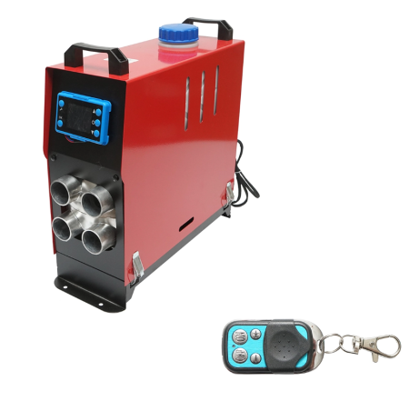 Produse noi (necategorizate) - Sirocou, incalzitor stationar portabil 12V, 5KW, display LCD, cu telecomanda, bluetooth si bujie Kyocera DISLN19 (BK78258)