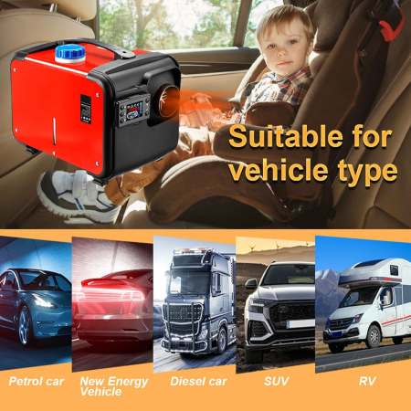 Sirocou webasto incalzitor stationar portabil 12-24 230V 8kW display LCD telecomanda (HX-DH8KW) [7]