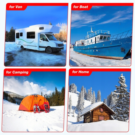 Sirocou webasto incalzitor stationar portabil 12-24 220V 9kW display LCD telecomanda (HX-DH9KW) [1]