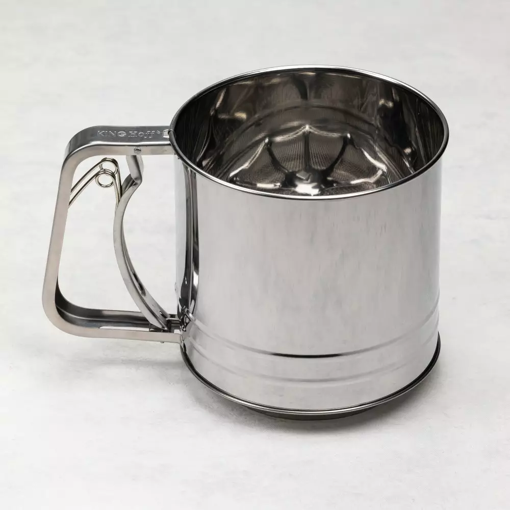 Sita pentru faina, otel inoxidabil, diametru 10 cm, capacitate 350g (KH-3101) [2]