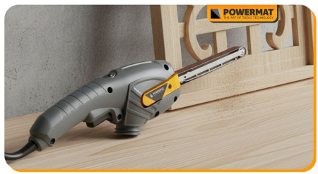 Slefuitor cu banda tip deget 400W 13x455mm viteza variabila si brat reglabil PM1472  (PM-STP-400T) [33]