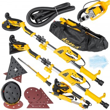 Aparate de slefuit - Slefuitor girafa pentru gips si glet cu led 2 capete interschimbabile 1800w (ASDWS-18)