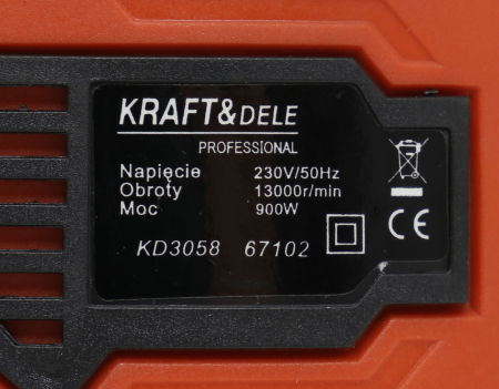 Slefuitor orbital 80mm 13.000rpm 900W (KD3058) [5]