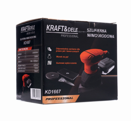 Slefuitor orbital excentric viteza reglabile 1200W (KD1667) [10]