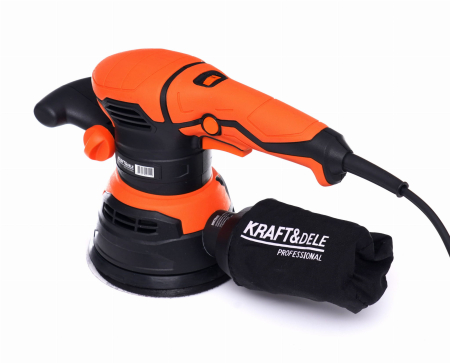 Slefuitor orbital viteza variabila 125mm 1200W 4000-13.500rpm (KD1661) [7]