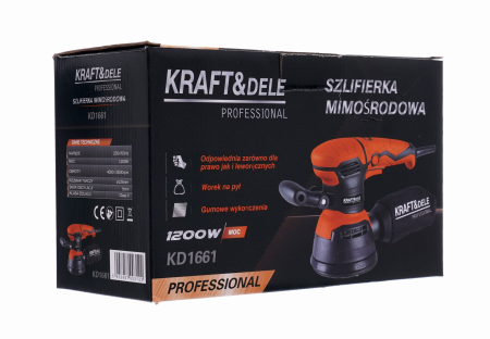 Slefuitor orbital viteza variabila 125mm 1200W 4000-13.500rpm (KD1661) [9]