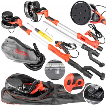 Aparate de slefuit - Slefuitor pentru gips cu led si evacuare praf 1750w 225mm (LXDWS175)
