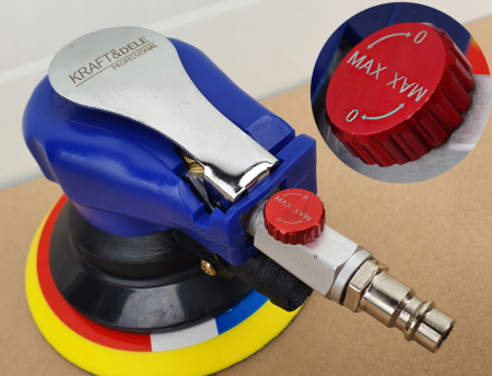 Slefuitor pneumatic 150/125 mm, 10000 rpm, 90 PSI, aspirare praf (KD1419) [7]