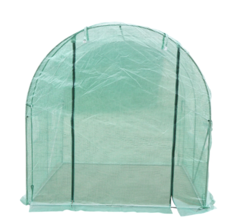 Solar gradina 200x200x200 cm folie PE 140 g mp UV 4 ferestre 1 usa structura otel galvanizat DISUZ12 (40TH442) [2]