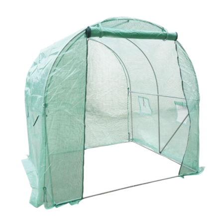 Solar gradina 200x200x200 cm folie PE 140 g mp UV 4 ferestre 1 usa structura otel galvanizat DISUZ12 (40TH442) [5]