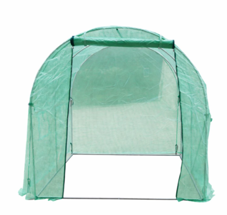 Solar gradina 200x200x200 cm folie PE 140 g mp UV 4 ferestre 1 usa structura otel galvanizat DISUZ12 (40TH442) [1]
