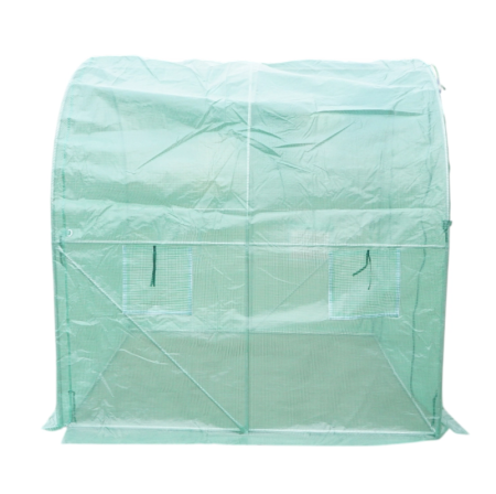 Solar gradina 200x200x200 cm folie PE 140 g mp UV 4 ferestre 1 usa structura otel galvanizat DISUZ12 (40TH442) [4]