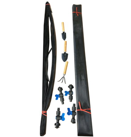 Solar gradina 300x200x200 cm cu sistem irigare folie PE 140 g mp UV 6 ferestre 2 usi DISUH90 (40TH318) [7]