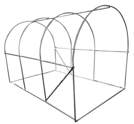 Solar gradina 300x200x200 cm cu sistem irigare folie PE 140 g mp UV 6 ferestre 2 usi DISUH90 (40TH318) [6]