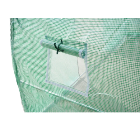 Solar gradina 400x300x200 cm folie PE 140 g mp UV 8 ferestre 1 usa structura otel galvanizat DISUZ14 (40TH444) [8]