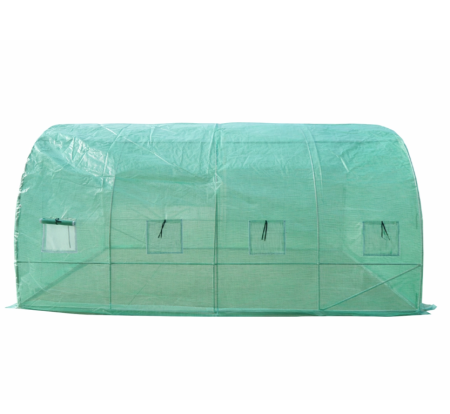 Solar gradina 400x300x200 cm folie PE 140 g mp UV 8 ferestre 1 usa structura otel galvanizat DISUZ14 (40TH444) [4]