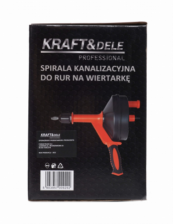 Spirala pentru canalizare tambur 7.6m 6mm (KD11765) [2]