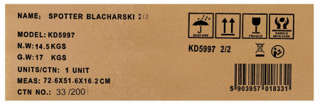 Spotter caroserii auto kit reparatie caroserie, corp+ carucior (KD5997) [35]