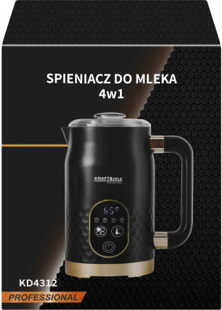 Spumator de lapte 4 in 1, 550W, afisaj LED, incalzire si spuma rece (KD4312) [13]