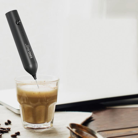 Spumator de lapte electric 3 viteze 2 varfuri cu suport USB-C (KH-2001) [9]