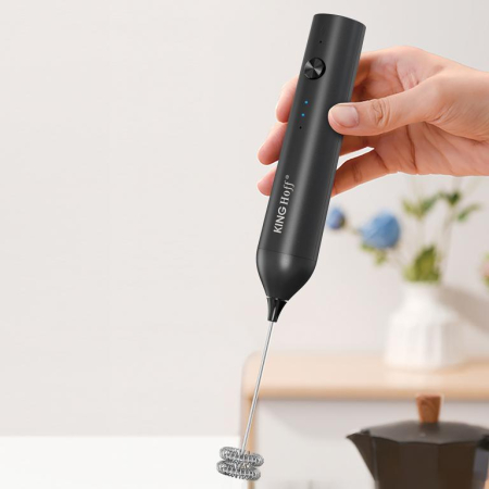 Spumator de lapte electric 3 viteze 2 varfuri cu suport USB-C (KH-2001) [6]
