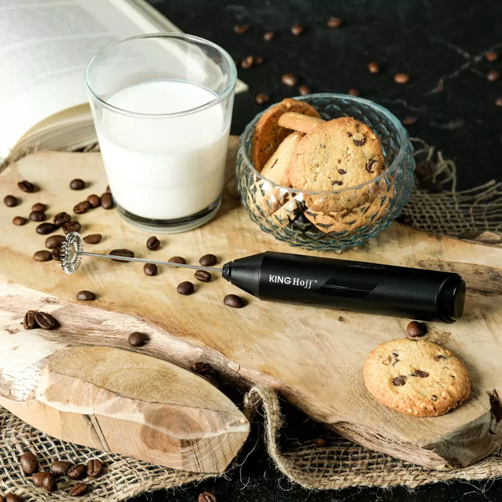 Spumator lapte electric, otel inoxidabil pe baterii (KH-1811) [2]