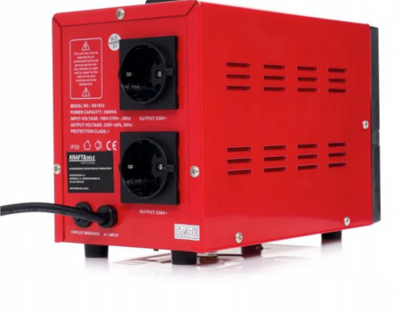 Stabilizator automat de tensiune AVR curent retea 220 230V 1000VA (KD1932) [3]