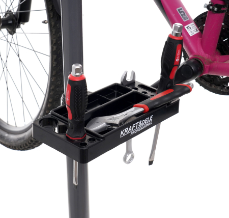 Stand service bicicleta reglabil 105-143 cm, rotativ, 30 kg (KD11252) [12]