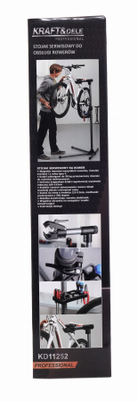 Stand service bicicleta reglabil 105-143 cm, rotativ, 30 kg (KD11252) [16]