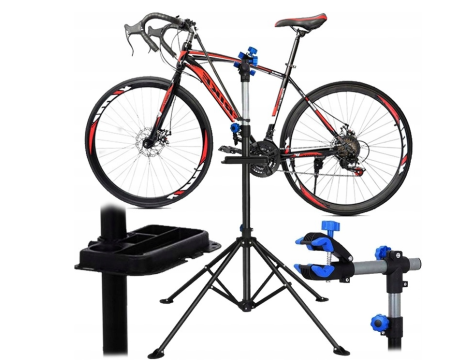 Altele - Stand service bicicleta reglabil 105-143 cm, rotativ, 30 kg (KD11252)