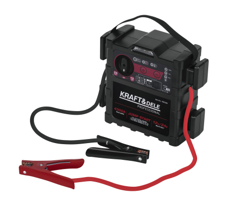 Altele - Starter auto 12V 24V 4300A cu baterie Li-Ion 36000mAh si functie power bank (KD5348)