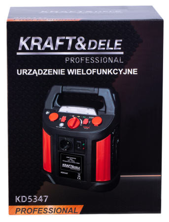 Starter auto multifunctional 1500A compresor aer, baterie portabila externa USB lanterna LED 12V (KD5347) [13]