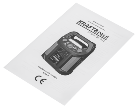 Starter auto multifunctional 1500A compresor aer, baterie portabila externa USB lanterna LED 12V (KD5347) [10]