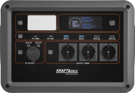 Stație de alimentare portabilă 1152Wh / 25.6V (KD5532) [7]