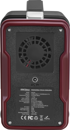 Statie de alimentare portabila 222Wh 11.1V 200W cu prize AC USB si incarcare solara (KD5530) [6]