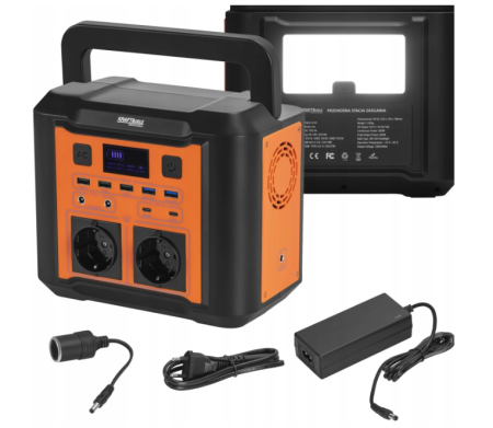 UPS Sursa curent - Statie de alimentare portabila 296Wh 14.8V 500W cu prize AC USB si incarcare solara (KD5531)