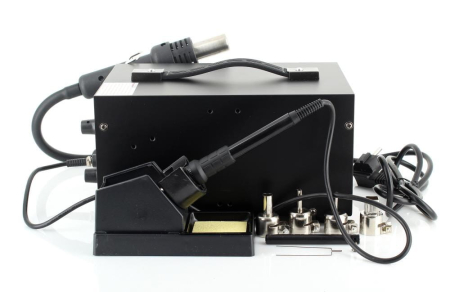 Statie de lipit cu aer cald si letcon 2 in 1 60W (KD850) [6]