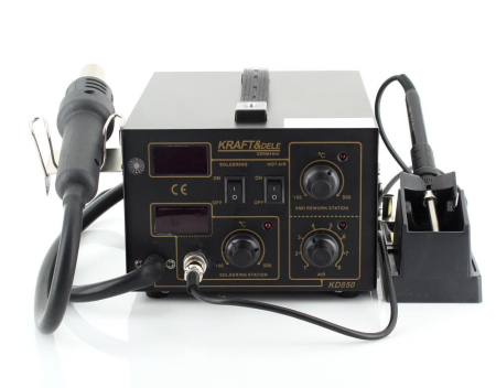 Altele - Statie de lipit cu aer cald si letcon 2 in 1 60W (KD850)