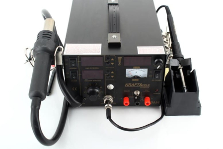 Statie de lipit cu aer cald si letcon 5 in 1 800W (KD856) [8]