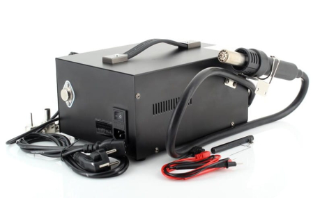 Statie de lipit cu aer cald si letcon 5 in 1 800W (KD856) [6]