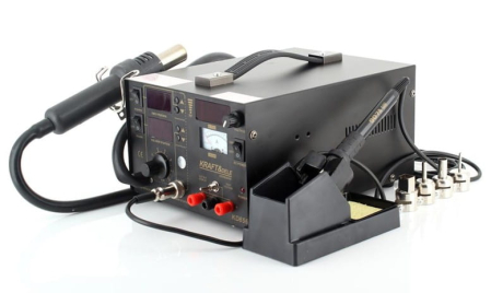 Statie de lipit cu aer cald si letcon 5 in 1 800W (KD856) [2]