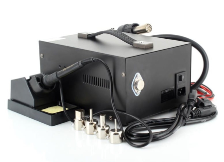 Statie de lipit cu aer cald si letcon 5 in 1 800W (KD856) [4]