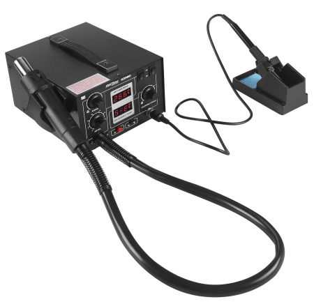 Statie de lipit sudura plastic aer cald rece 2 in 1 letcon 148 × 99 × 134 mm afisaj  LCD (KD3460) [14]