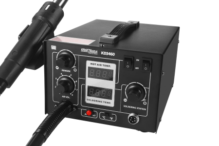 Statie de lipit sudura plastic aer cald rece 2 in 1 letcon 148 × 99 × 134 mm afisaj  LCD (KD3460) [3]